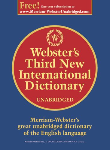 Third New International Dictionary of the English Language - Comprehensive English Reference Book for Students & Professionals | Perfect for Home, Office & Academic Use