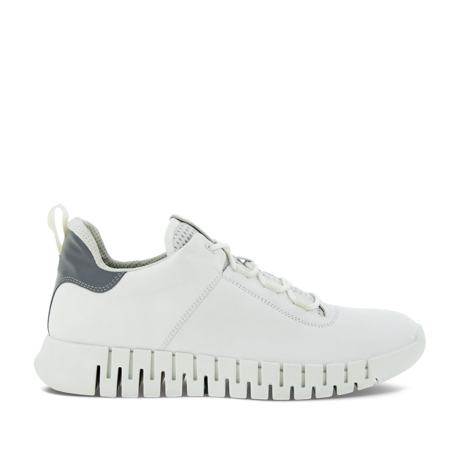 ECCO Men's Gruuv Sneaker - White Leather Casual Shoes for Walking & Everyday Wear | Comfortable Sneakers for Men | Perfect for Office, Travel & Outdoor Activities