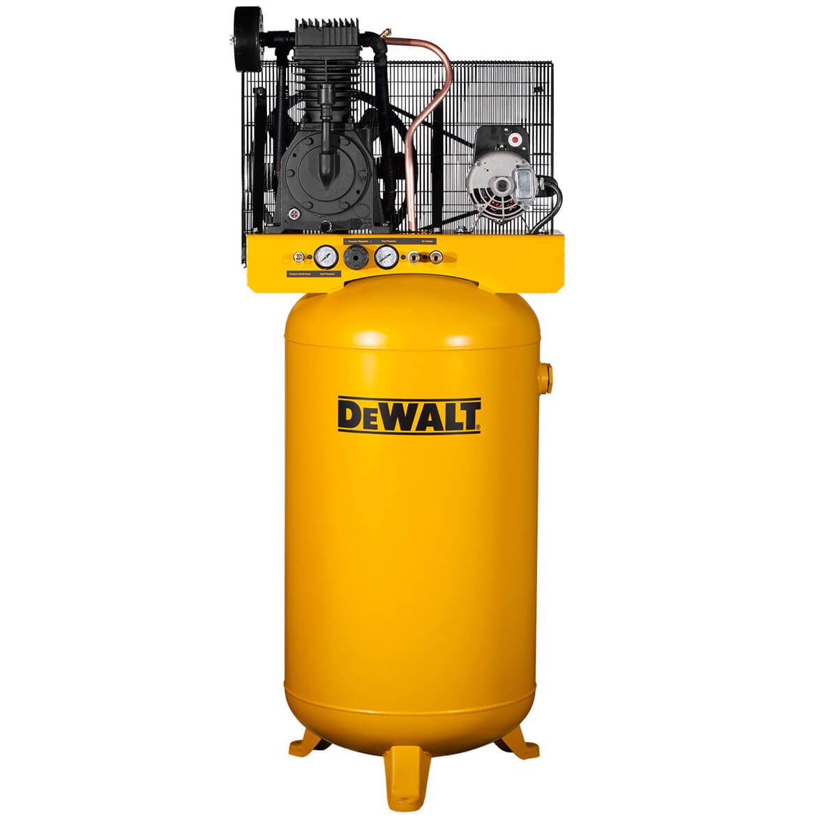 **DeWALT DXCMV5048055 5 HP 80 Gallon Two-Stage Air Compressor (230V 1 Phase) – Heavy-Duty Industrial Air Compressor for Workshops, Construction & Automotive Repair**