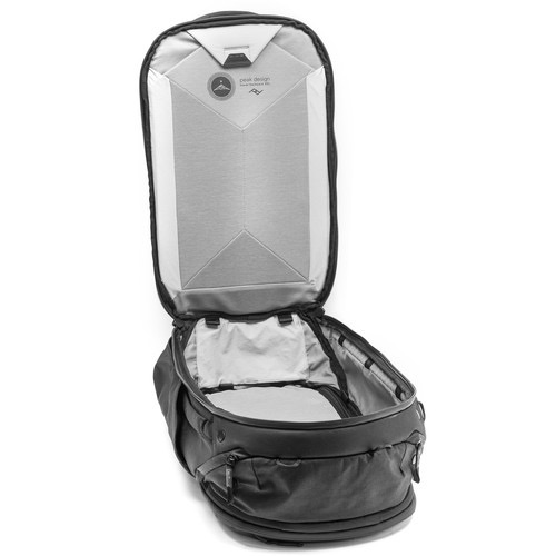 Peak Design 45L Travel Backpack - Waterproof Hiking Backpack for Men & Women - Durable Carry-On Backpack for Air Travel, Camping & Outdoor Adventures (Black)