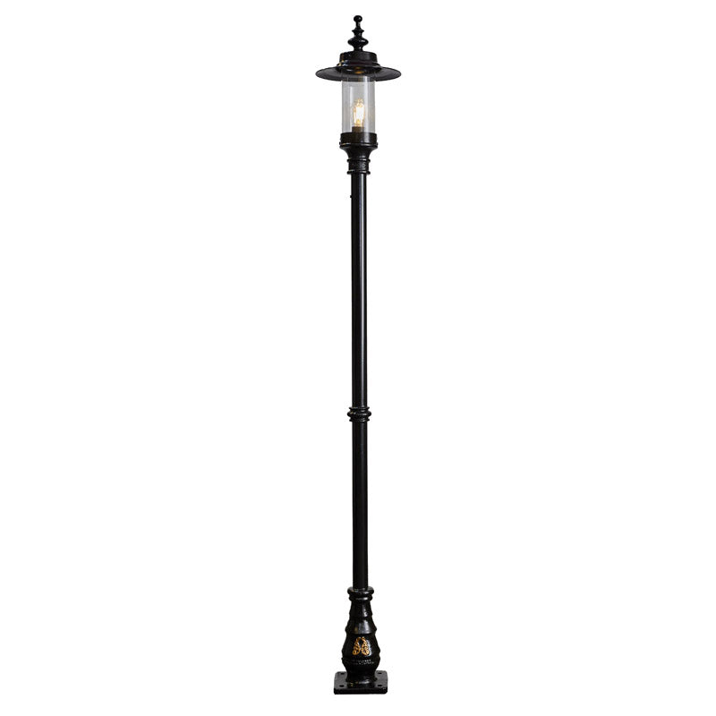 Betley 1Lt Cast Iron Lamp Post - Outdoor Garden Lighting for Pathways, Driveways & Porches