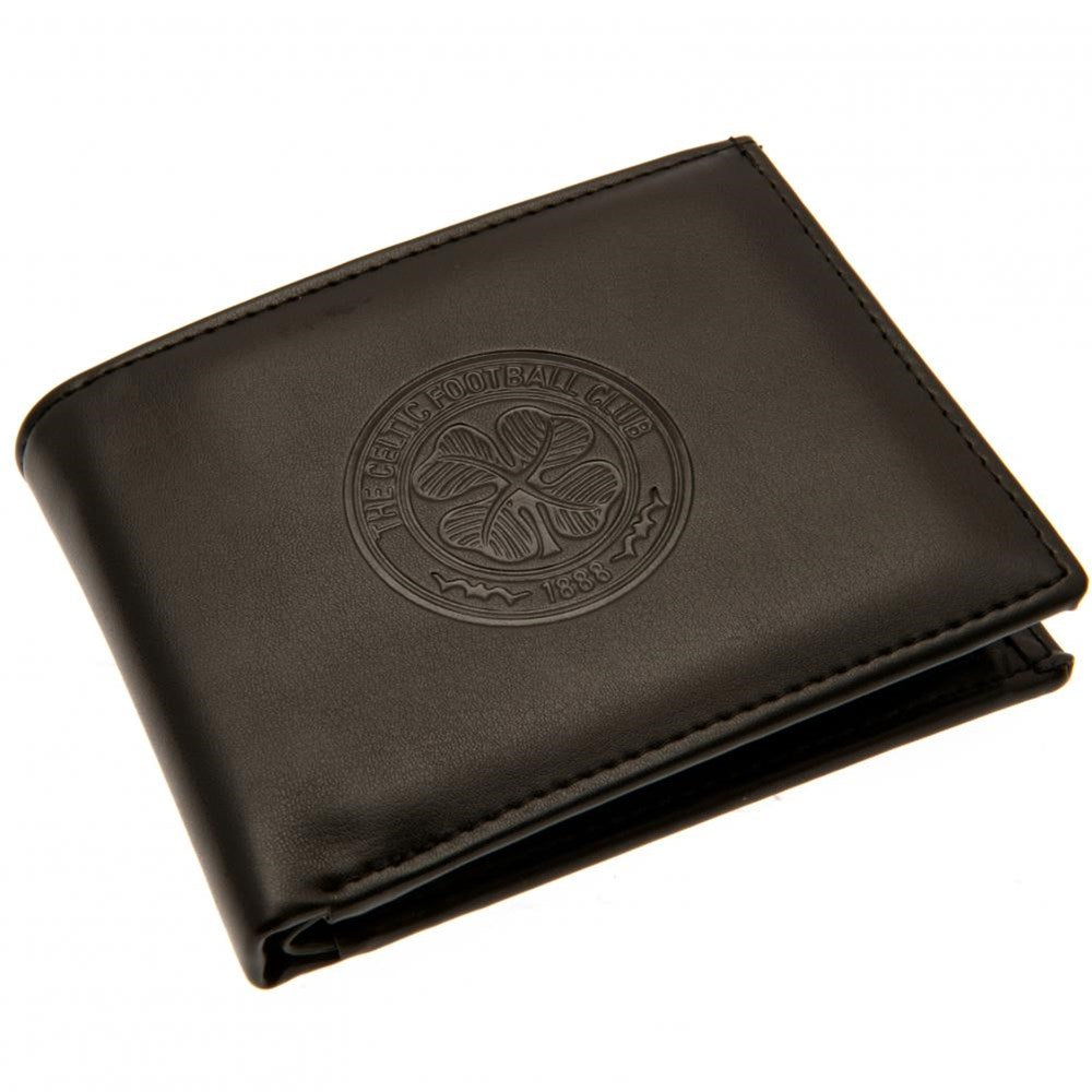 Celtic Debossed Leather Wallet for Men - Vintage Style RFID Blocking Bifold Wallet - Perfect for Travel, Business & Everyday Use