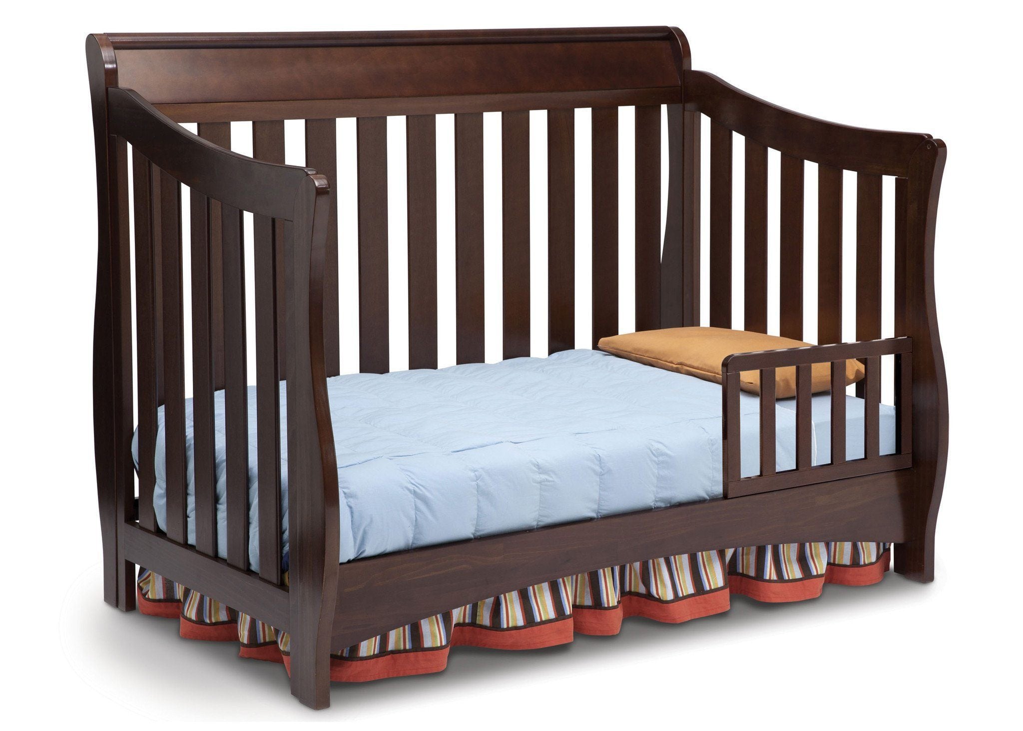 Birkdale 4-in-1 Convertible Baby Crib - Toddler Bed, Daybed & Full-Size Bed - Safe & Stylish Nursery Furniture for Boys & Girls - Perfect for Newborns to Teens Bedroom