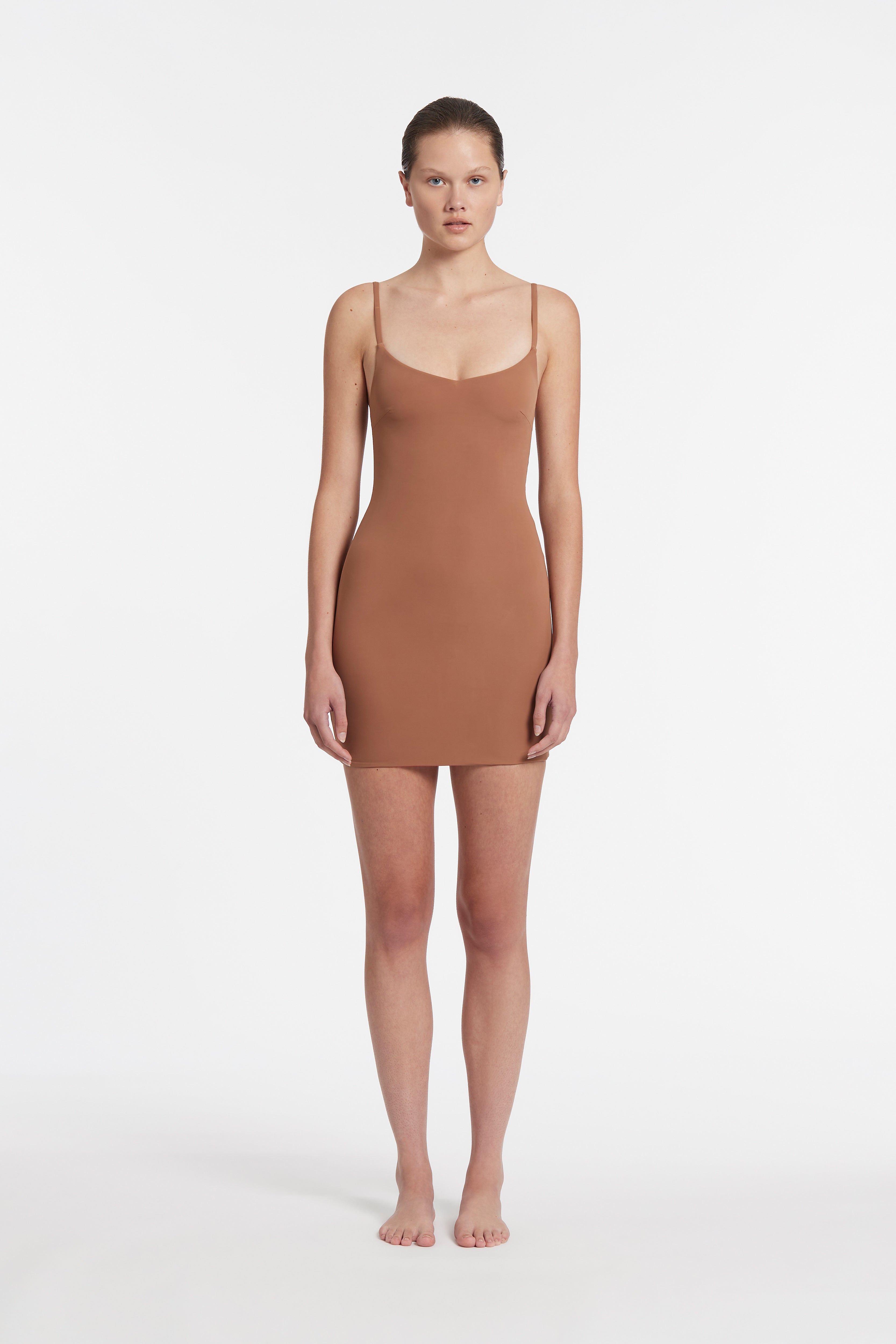 Chocolate Slip Dress for Women - Elegant & Comfortable Satin Nightgown for Sleepwear, Loungewear & Special Occasions