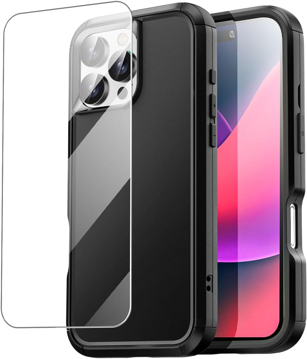 iPhone 16 Pro Case (6.3 Inch) - Magnetic Heavy Duty Drop Protection, Full Body Military Grade Shockproof Cover - Perfect for Outdoor Adventures & Daily Use