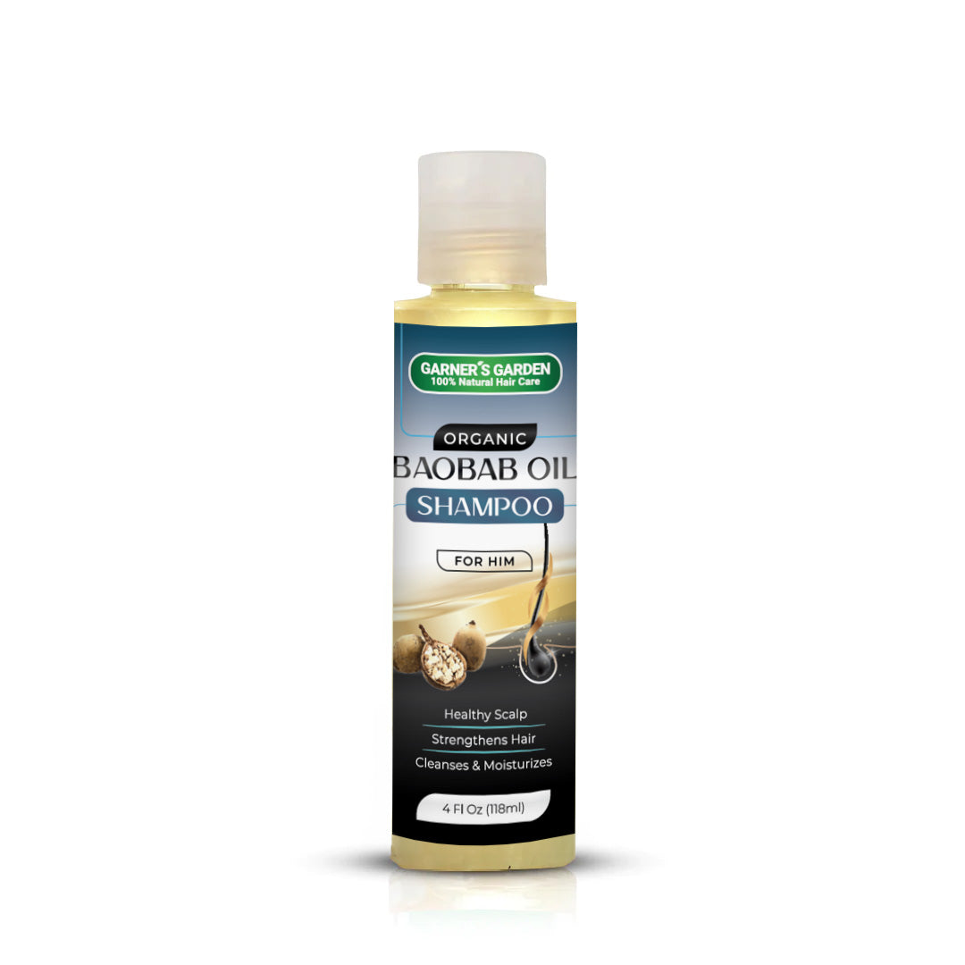 Organic Baobab Oil Shampoo for Hair Growth & Repair - Hydrating & Nourishing for Dry, Damaged Hair - Perfect for Daily Use & Scalp Care