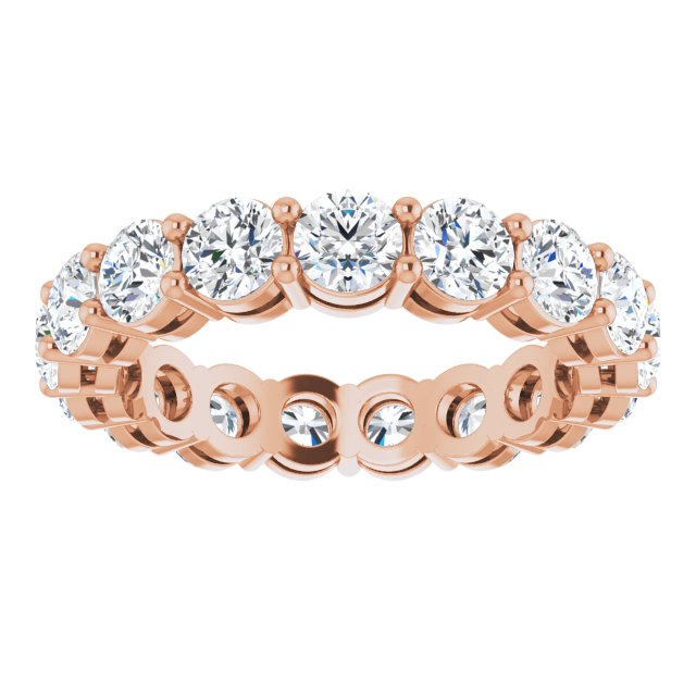 3.57 Carat Round Diamond Eternity Wedding Band - Classic Diamond Ring for Women, Perfect for Anniversary, Engagement & Special Occasions