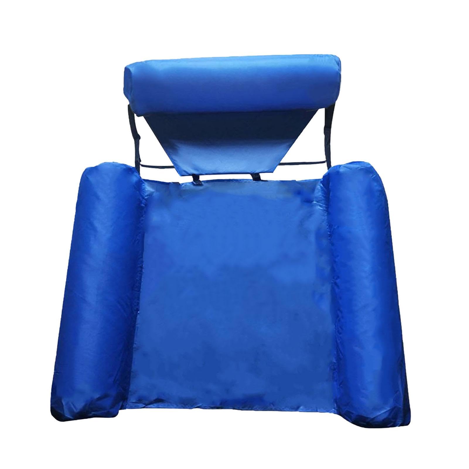 Adjustable Foldable Inflatable Floating Hammock Chair - Portable Pool Lounger, Water Sofa, Inflatable Swimming Raft for Adults - Perfect for Relaxing in Pool, Lake or Beach