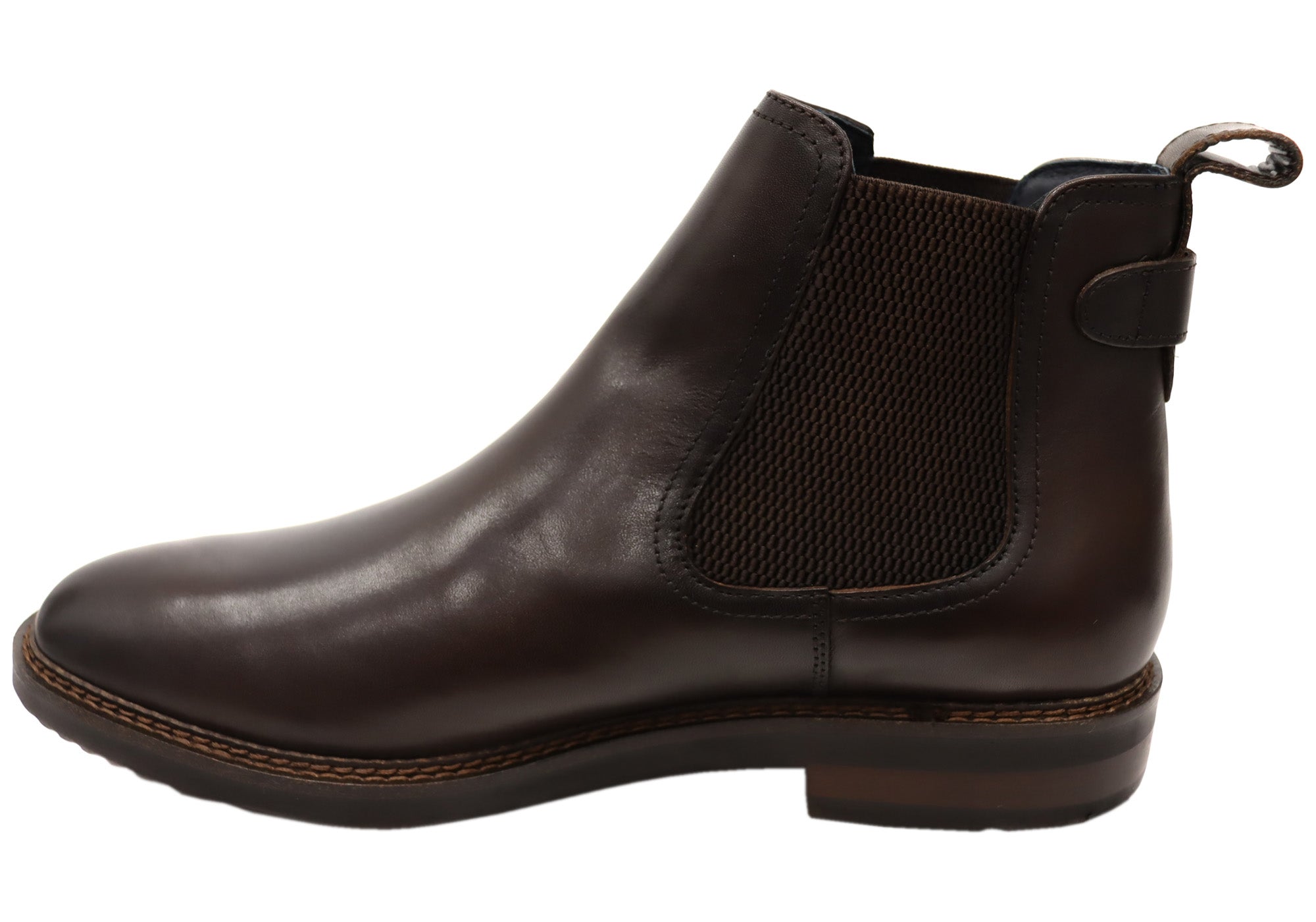 Rockport Men's Pointer RO Leather Chelsea Boots - Comfortable Slip-On Dress Shoes for Work, Casual & Outdoor Wear