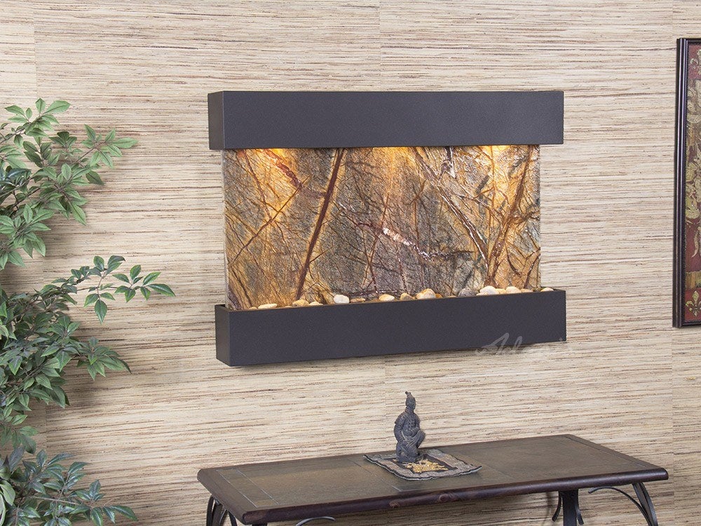 Adagio Reflection Creek Antique Bronze Brown Marble Bathroom Vanity Top - 35