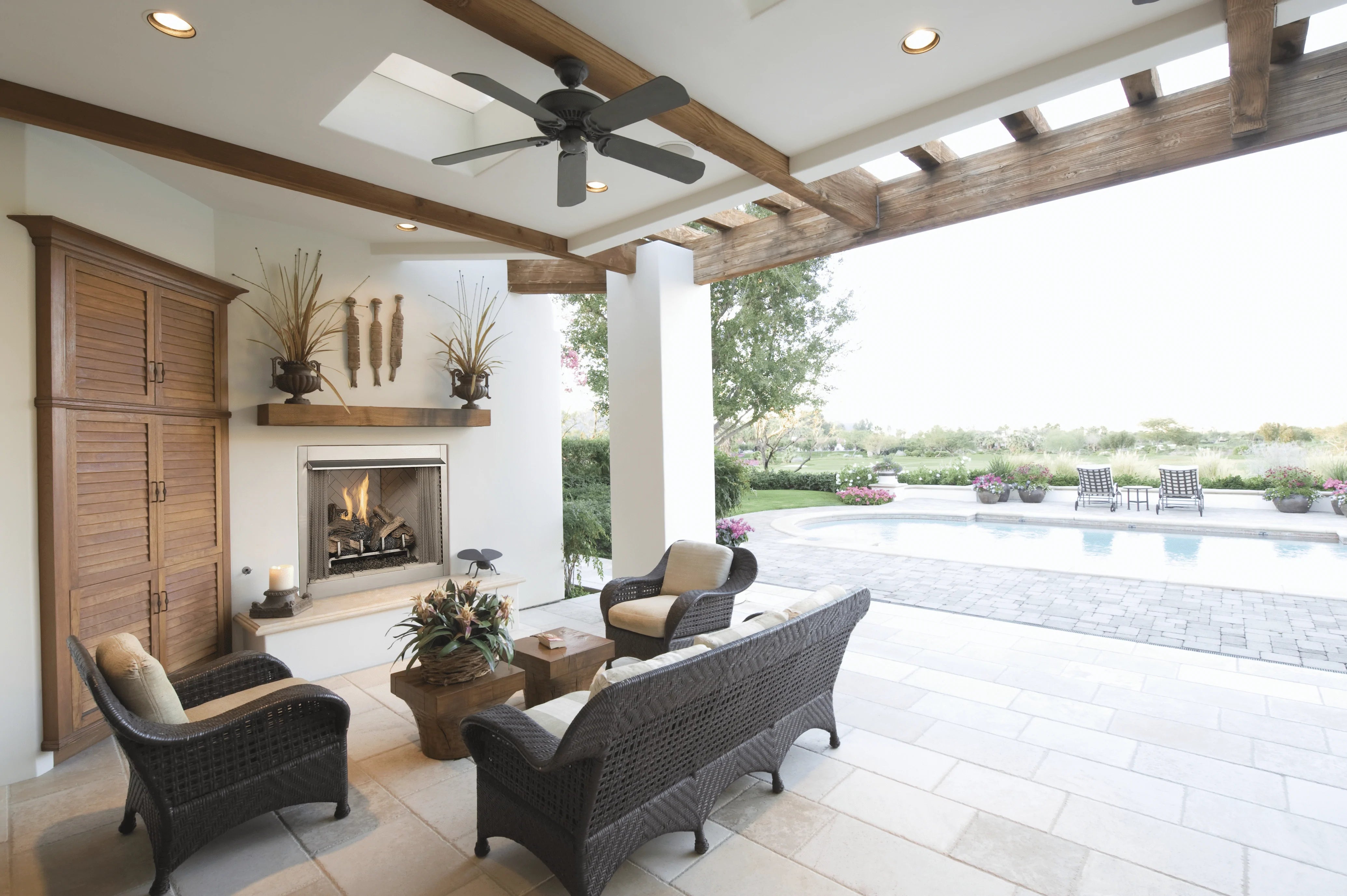 36 Inch Vent-Free Outdoor Gas Fireplace - VRE3236 | High-Efficiency Heating for Patios, Decks & Backyards | Perfect for Outdoor Gatherings & Relaxation