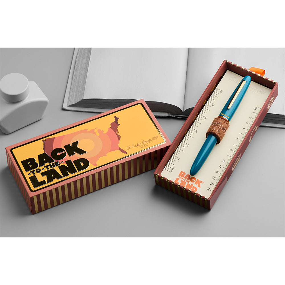 Esterbrook Estie Back to the Land Fountain Pen - Funky Lake Design - Premium Writing Instrument for Calligraphy, Journaling & Gift Giving - Perfect for Office, School & Creative Writing