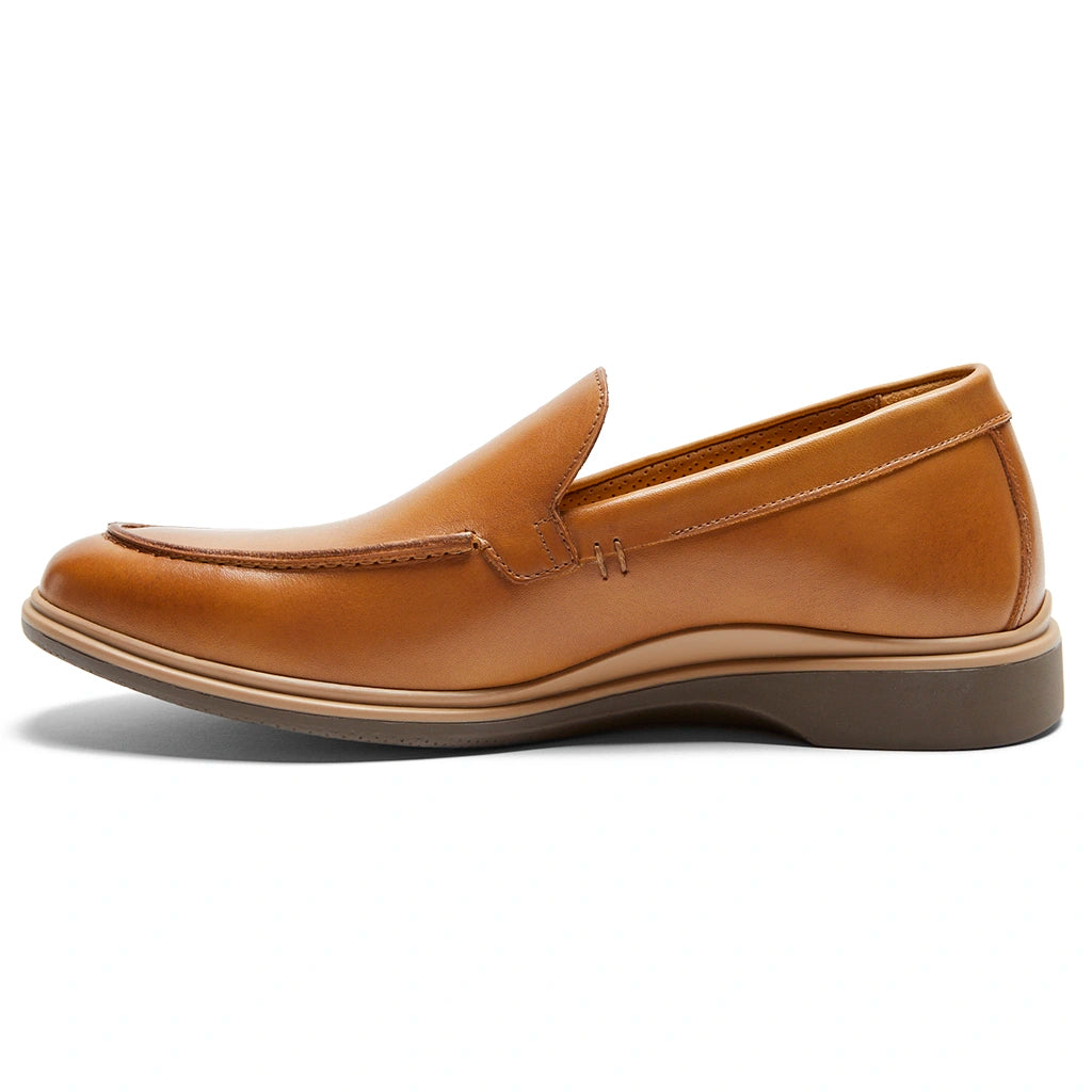 Premium Genuine Leather Loafers for Men - Comfortable Slip-On Shoes in Honey Brown | Ideal for Casual Wear, Office & Travel