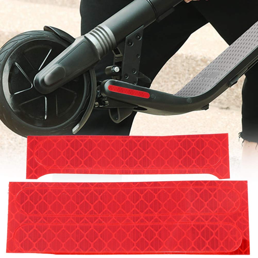 High-Visibility Scooter Reflective Stickers - Durable Electric Scooter Tire Decals for Night Safety | Fashionable & Practical Accessories for E-Scooters, Perfect for Commuting and Urban Riding