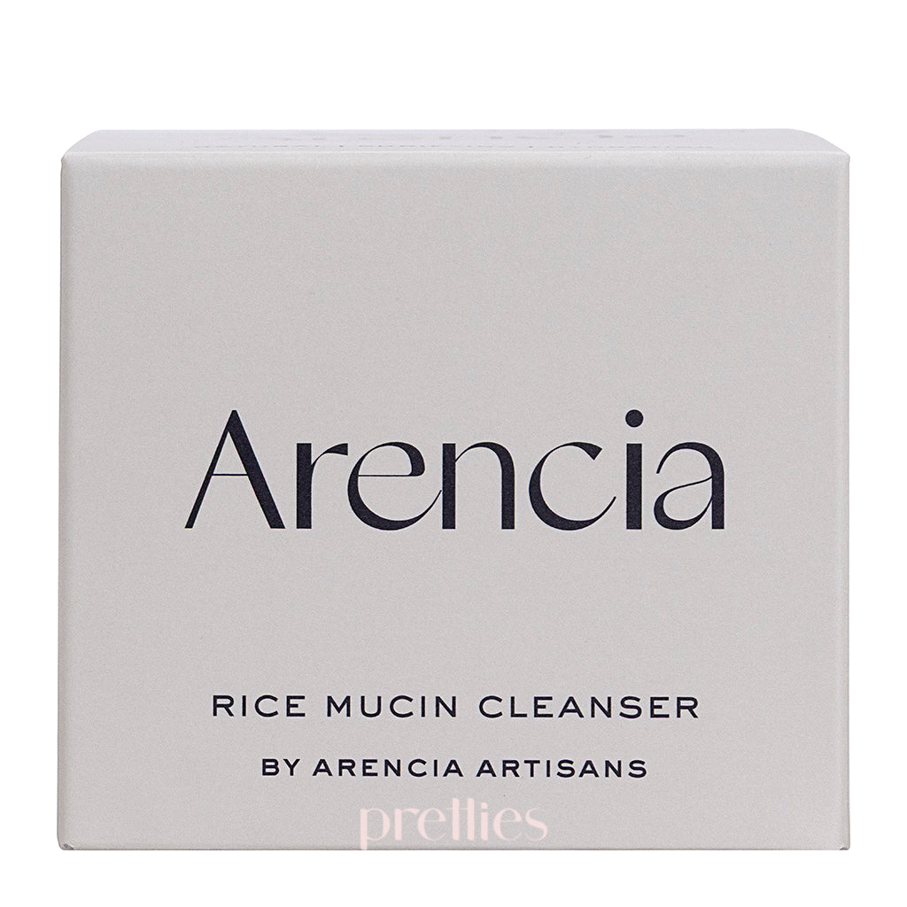 Arencia Rice Mucin Cleanser 120g - Korean Skincare for Hydration & Brightening - Perfect for Dry & Sensitive Skin - Daily Facial Cleanser for Glowing Complexion
