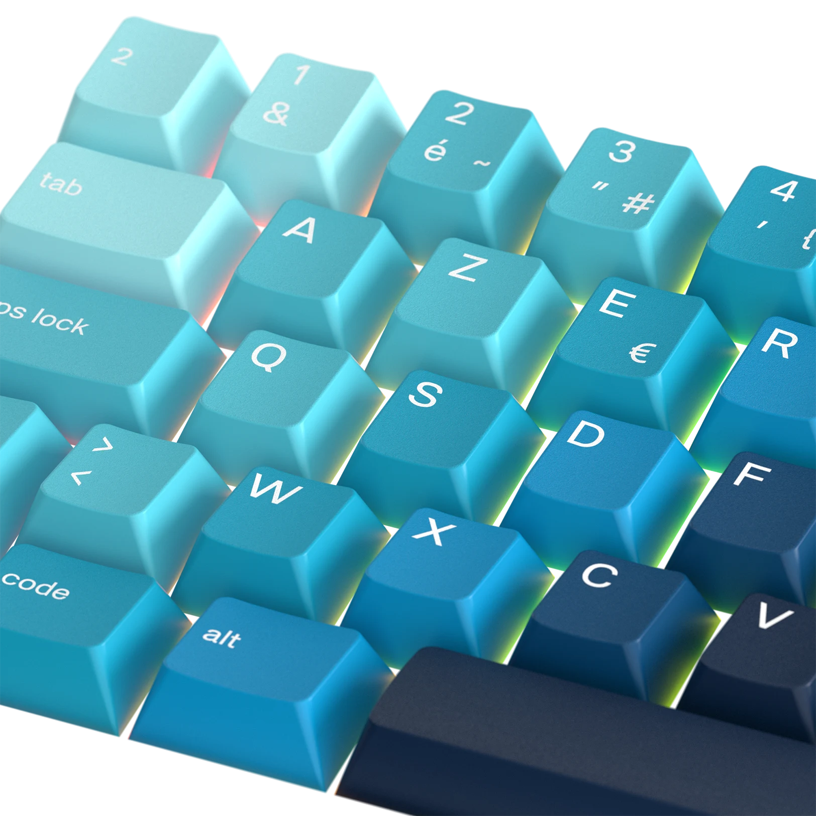 Celestial Ice FR Keycaps - Premium Custom Keycaps for Mechanical Keyboards | Perfect for Gaming, Typing & Office Work