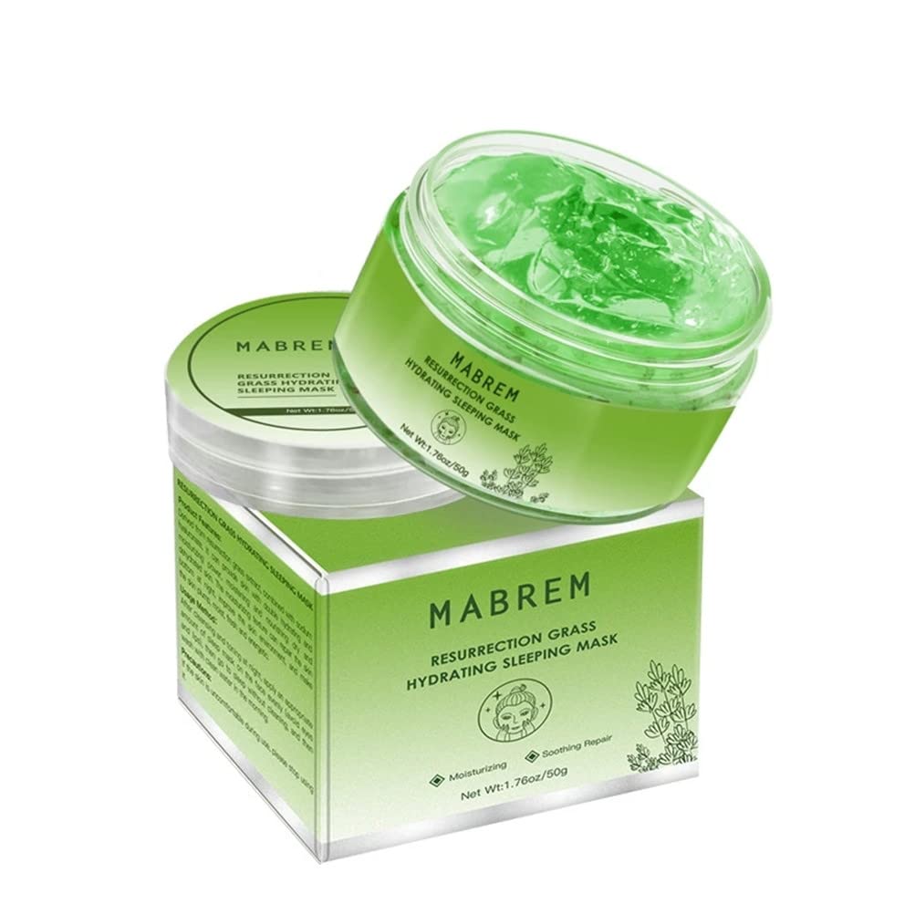 Hydrating Anti-Aging Face Mask with Whitening & Revitalizing Effects - Plant-Based Sleeping Facial Cream for Deep Moisture & Skin Care (3 Pack) | Perfect for Nighttime Skincare Routine & Dry Skin Treatment