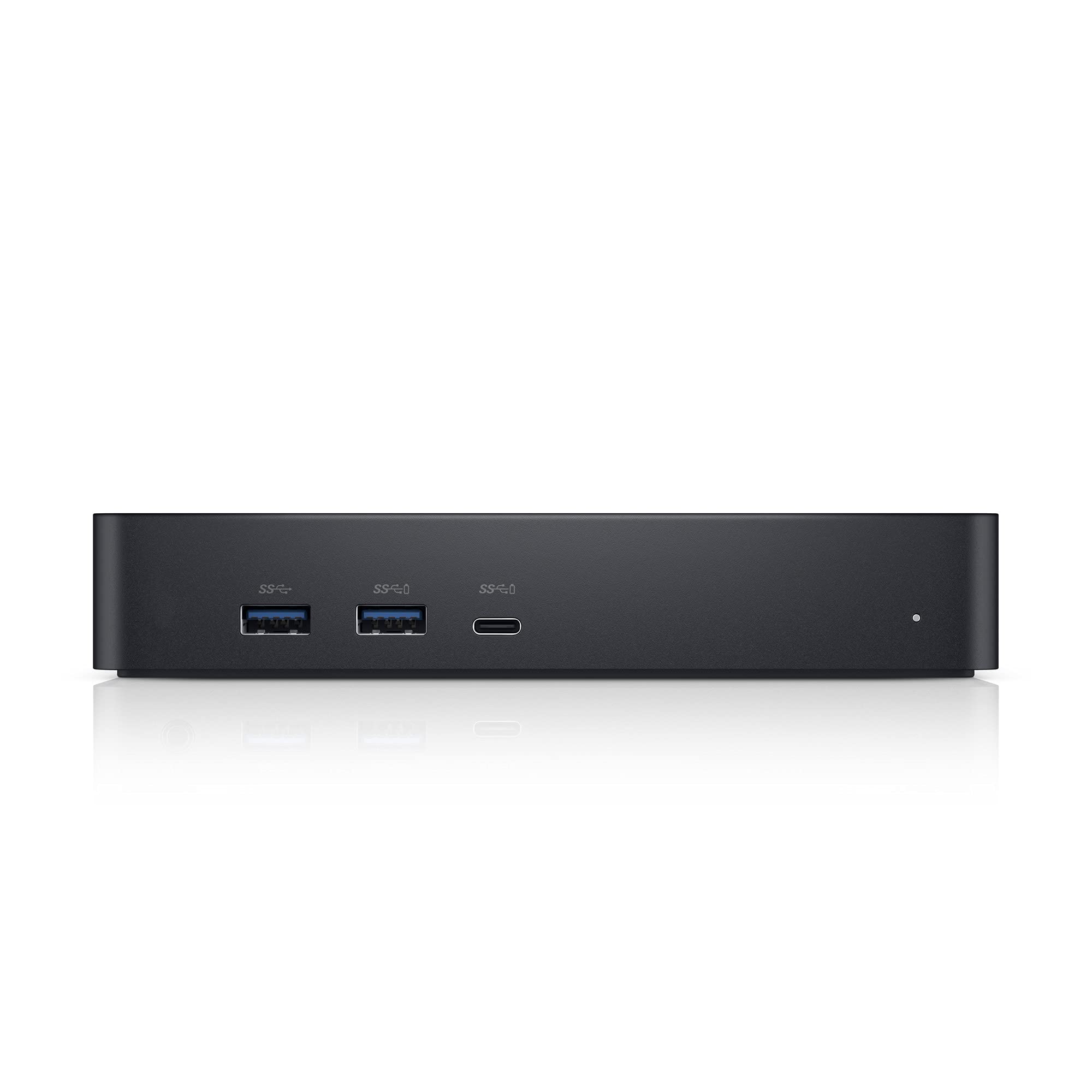 Dell Universal Dock D6000S - USB-C & USB-A PowerShare, Triple 4K Display Support, LED Indicator (Black) - Perfect for Home Office & Multi-Monitor Workstations