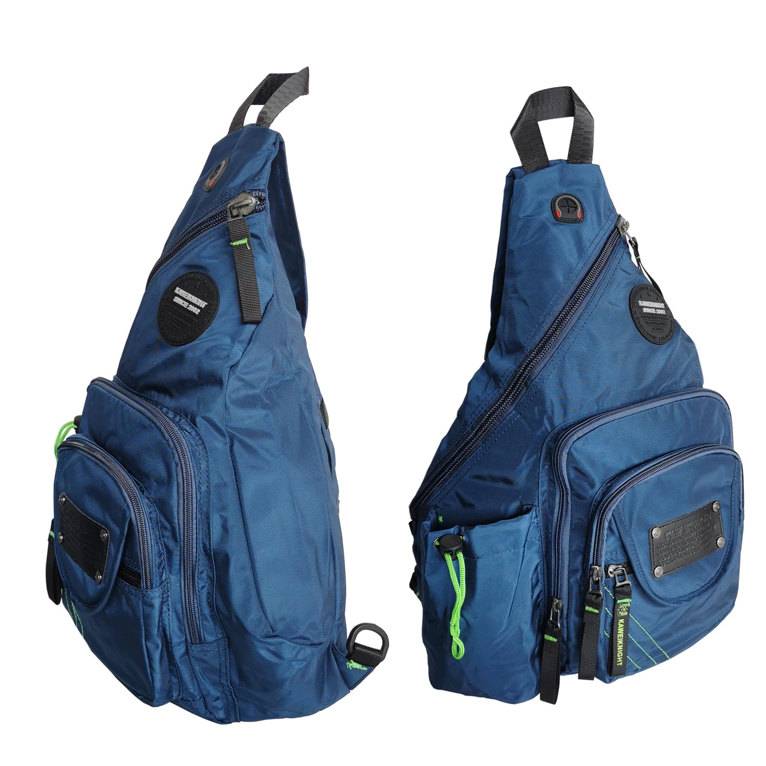 Large Crossbody Sling Bag for Tablet & Travel - Waterproof Shoulder Backpack with USB Charging Port, Anti-Theft Design - Perfect for Commuting, Hiking & Outdoor Adventures (Blue)