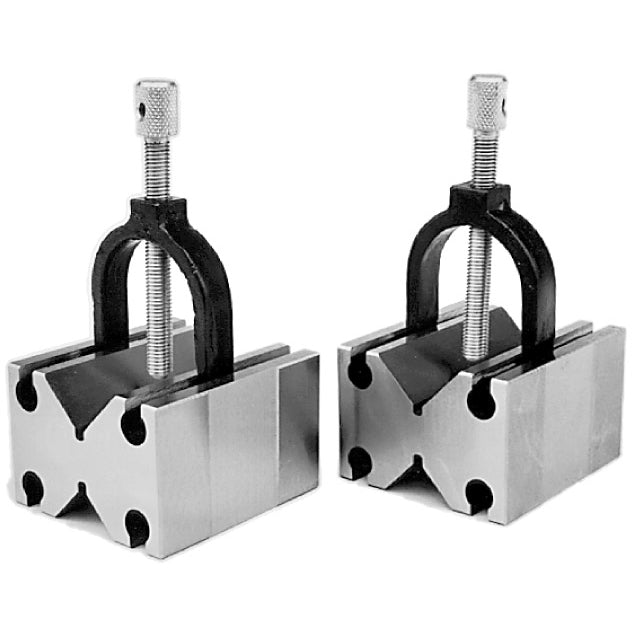Precision V Blocks and Clamps Set - Heavy Duty Metalworking Tools for Milling, Drilling & Grinding - Perfect for Machinists, Engineers & DIY Projects