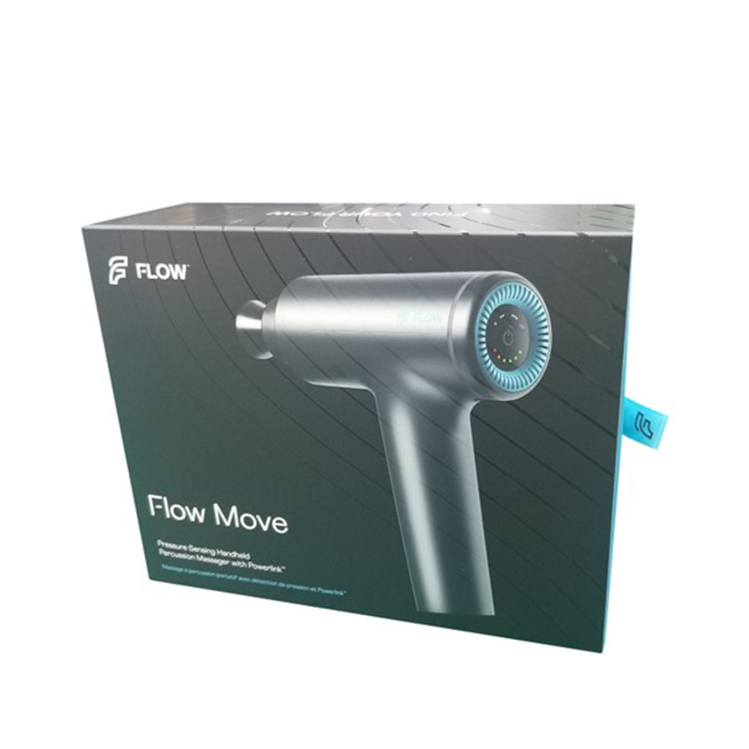 Flow Move Percussion Massage Gun - Deep Tissue Muscle Massager for Pain Relief & Recovery - Perfect for Athletes, Gym Workouts, Post-Training Recovery & Home Relaxation