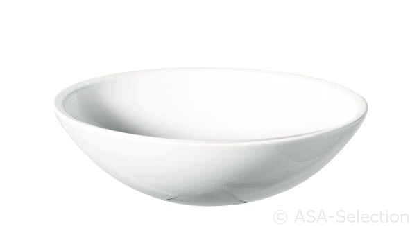 Asa Germany Large White Ceramic Bowl - Perfect for Serving Salads, Pasta, and Soups - Durable & Stylish Dining Essential