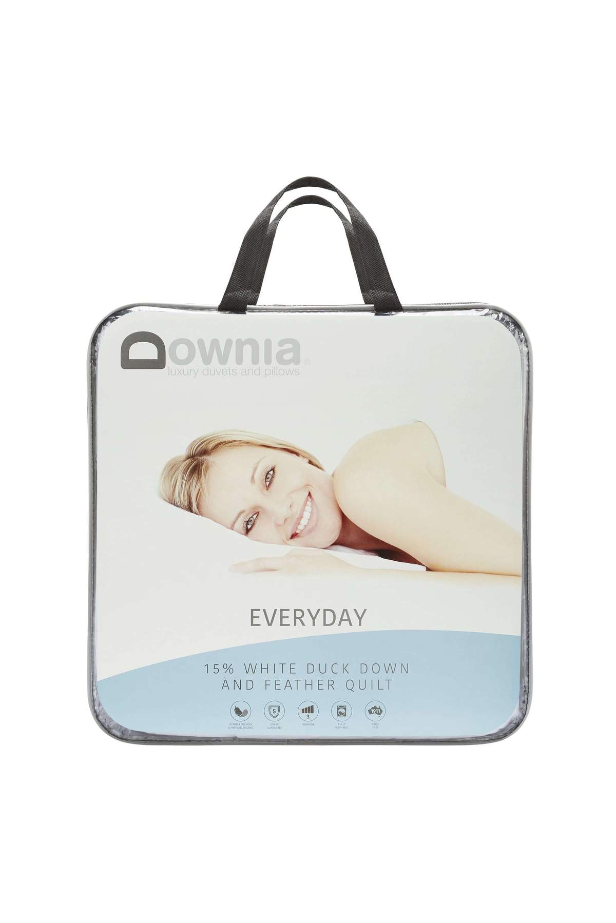 Premium 15 Duck Down Quilt by Downia - Ultra Soft & Warm All-Season Comforter for Bedroom, Guest Room, and Hotel Luxury Bedding