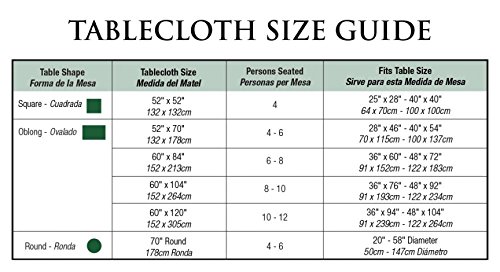 Premium Heavy 4 Gauge Vinyl Flannel Backed Tablecloth - Cafe Hotel Linen Look Solid Taupe - 60x84 Inch Rectangle - Indoor/Outdoor Wipe Clean - Perfect for Restaurants, Weddings & Outdoor Dining