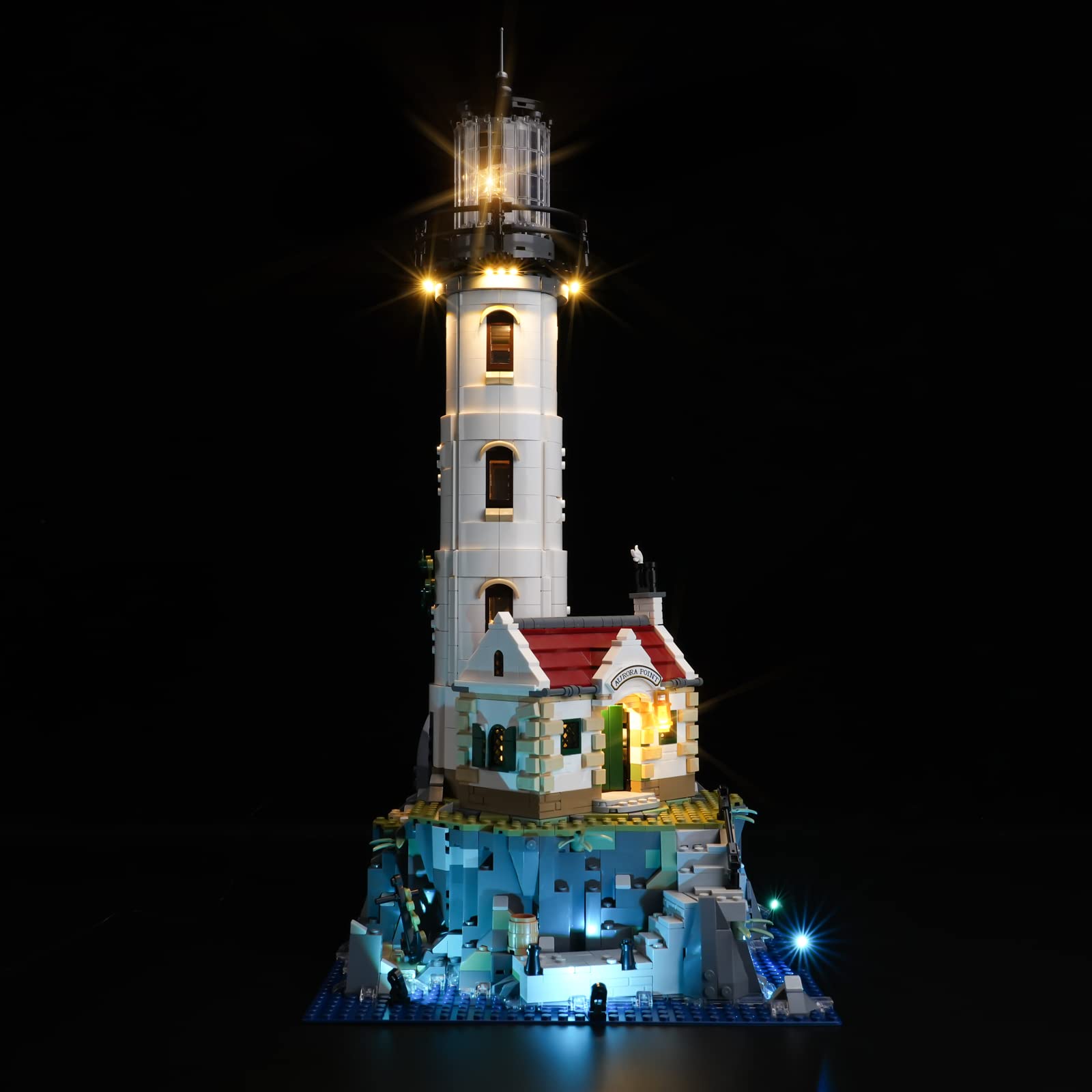 LED Lighting Kit for Lego Motorized Lighthouse 21335 - Compatible Light Set for Lego Building Blocks (No Lego Models Included) - Perfect for DIY Lego Projects, Home Decor, and Gift Giving