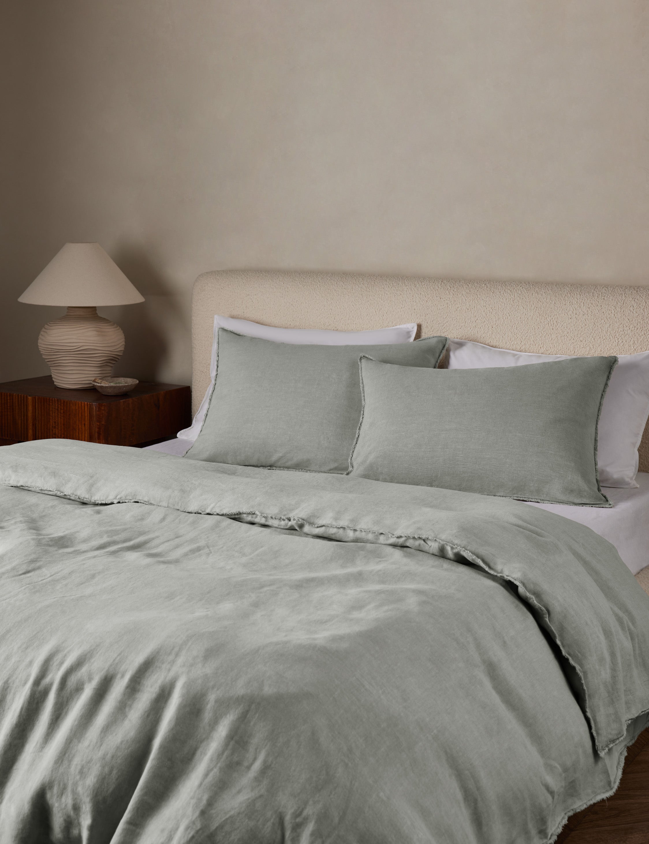 Premium Blair Stonewashed Linen Duvet Cover Set - Breathable & Soft 100% French Flax Linen Bedding - Perfect for Cozy Bedrooms, Guest Rooms & Vacation Homes