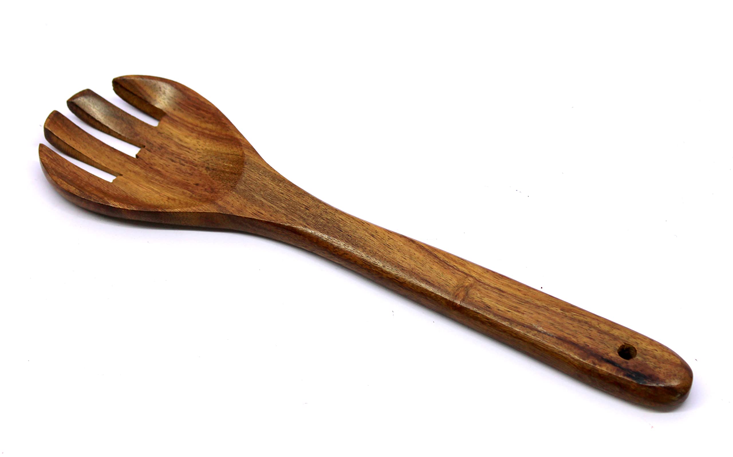 Premium KLEO 5-Piece Wooden Spoon Set - Solid Wood Cooking Utensils, Salad & Serving Spoons, Turner & Ladle - Eco-Friendly Kitchen Cutlery for Cooking, Baking & Food Serving