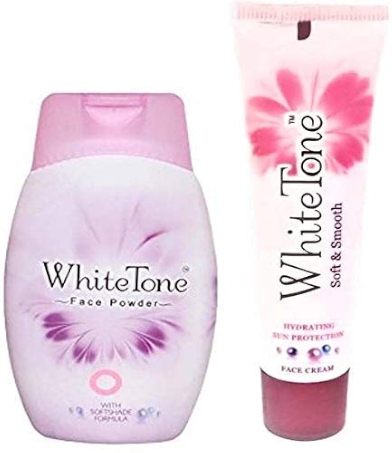 White Tone Face Powder & Cream Set (70G + 50G) - Brightening Makeup Combo for Flawless Skin | Perfect for Daily Use & Special Occasions