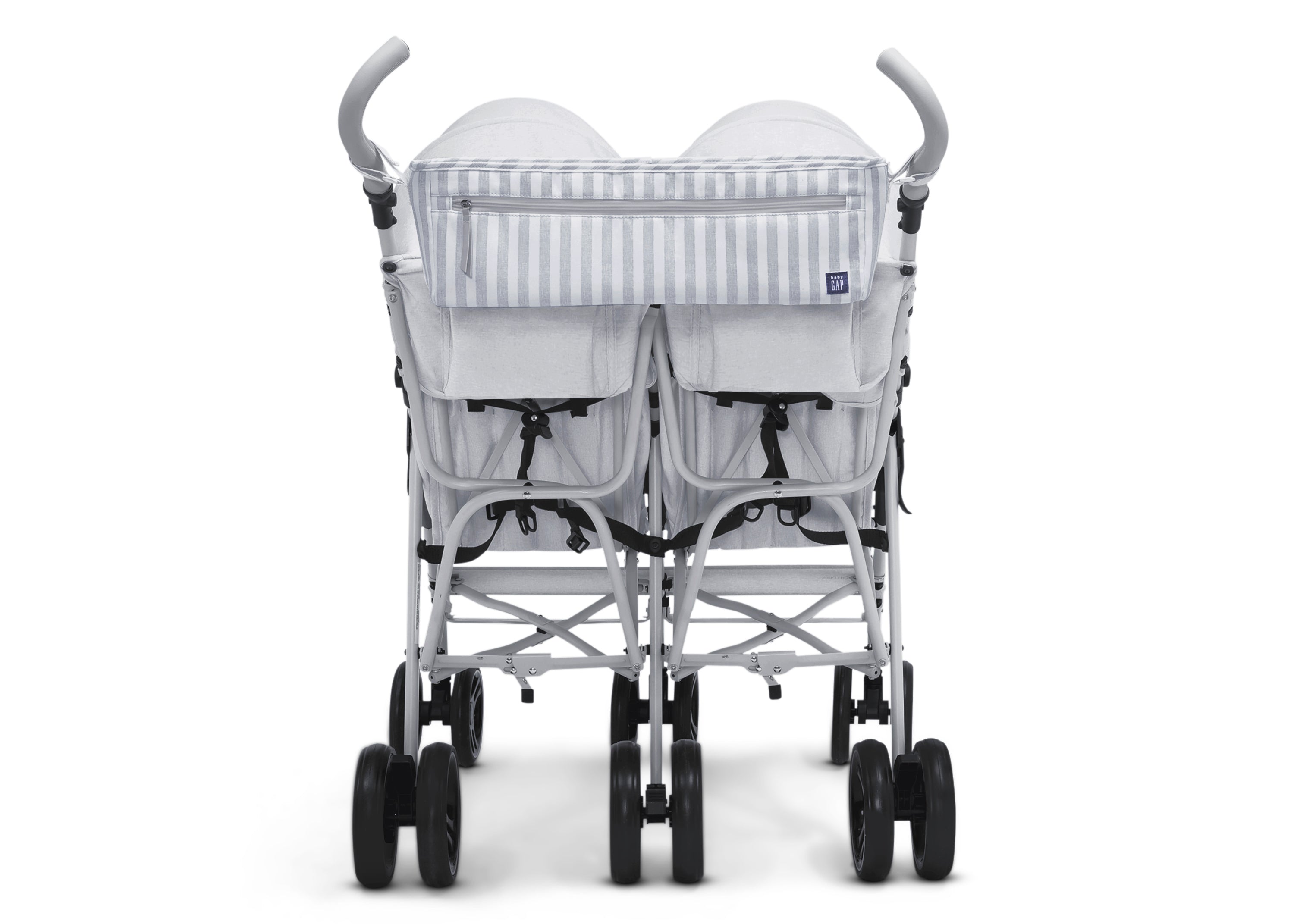 BabyGap Classic Parent Organizer for Double Stroller - Convenient Storage for Diapers, Bottles & Essentials - Perfect for Shopping, Travel & Family Outings