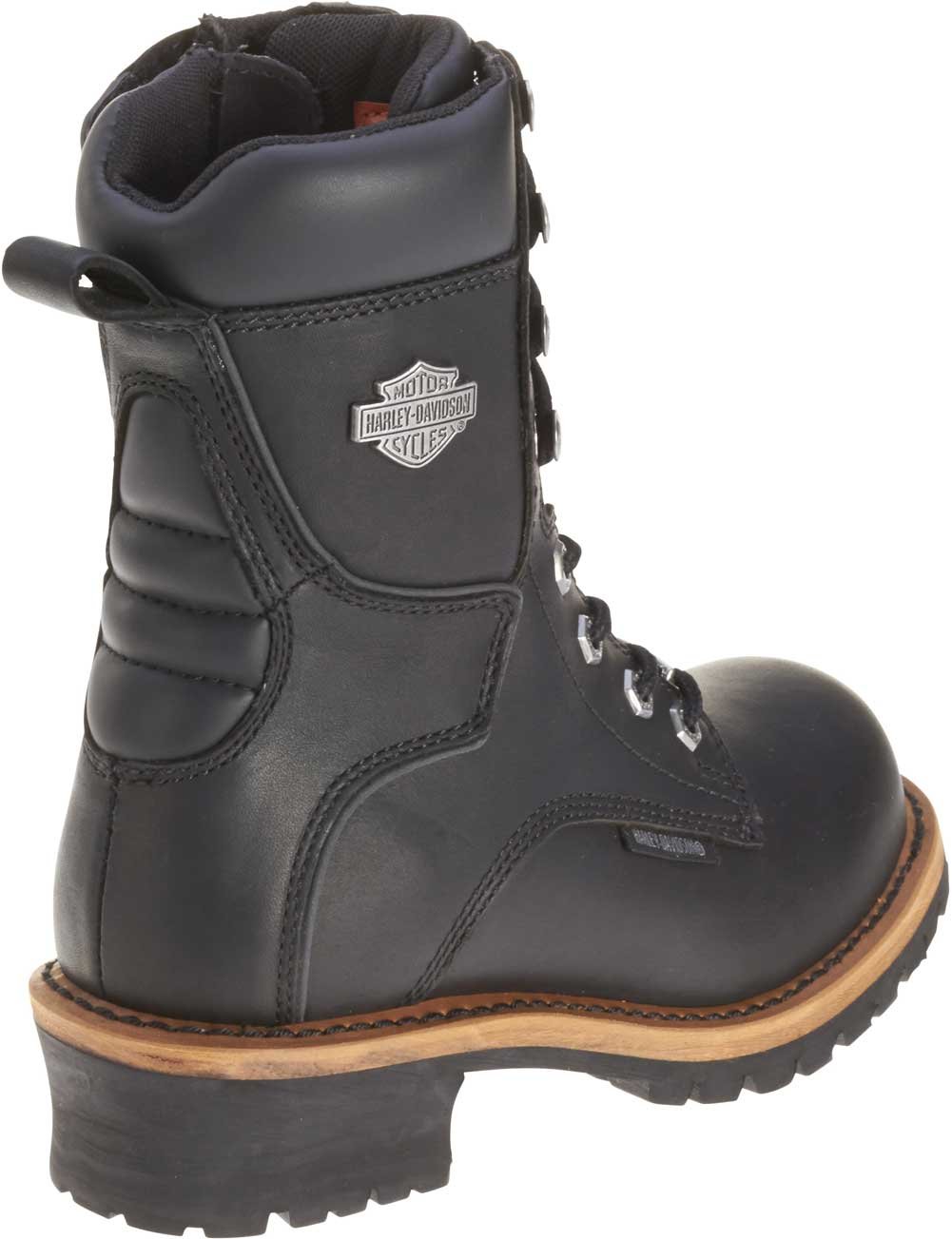 Harley-Davidson Women's Tyson 7-Inch Black Leather Motorcycle Boots - D87016 - Stylish & Durable Riding Boots for Women Bikers - Perfect for Motorcycle Tours, Cruising & Everyday Wear
