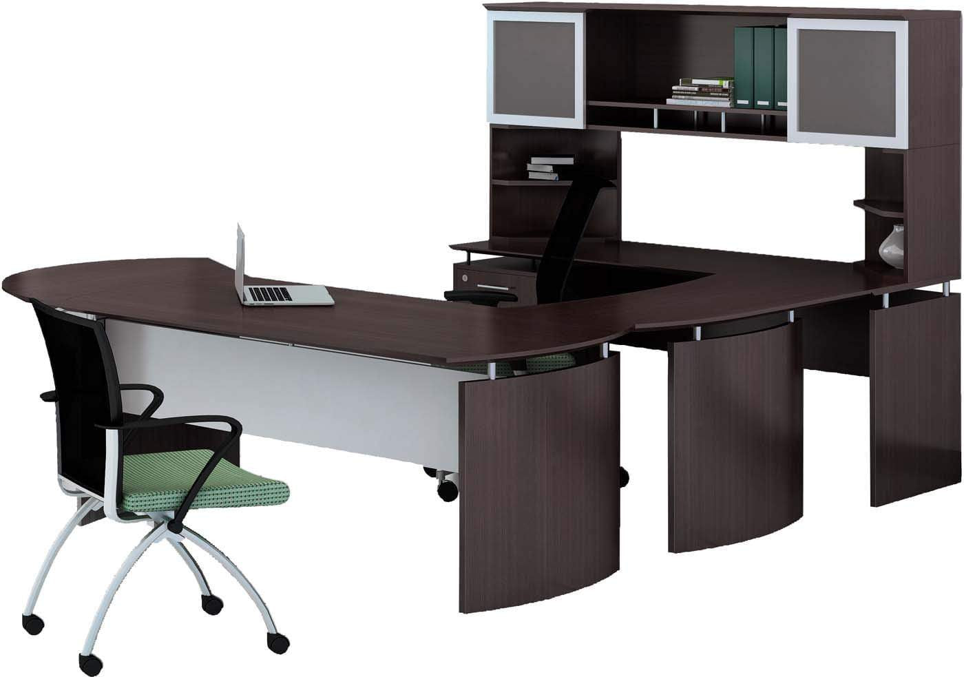Safco Mayline Medina Office Desk Set [MNT32] - Modern Executive Workstation for Home & Business - Perfect for Conference Rooms, Offices & Remote Work