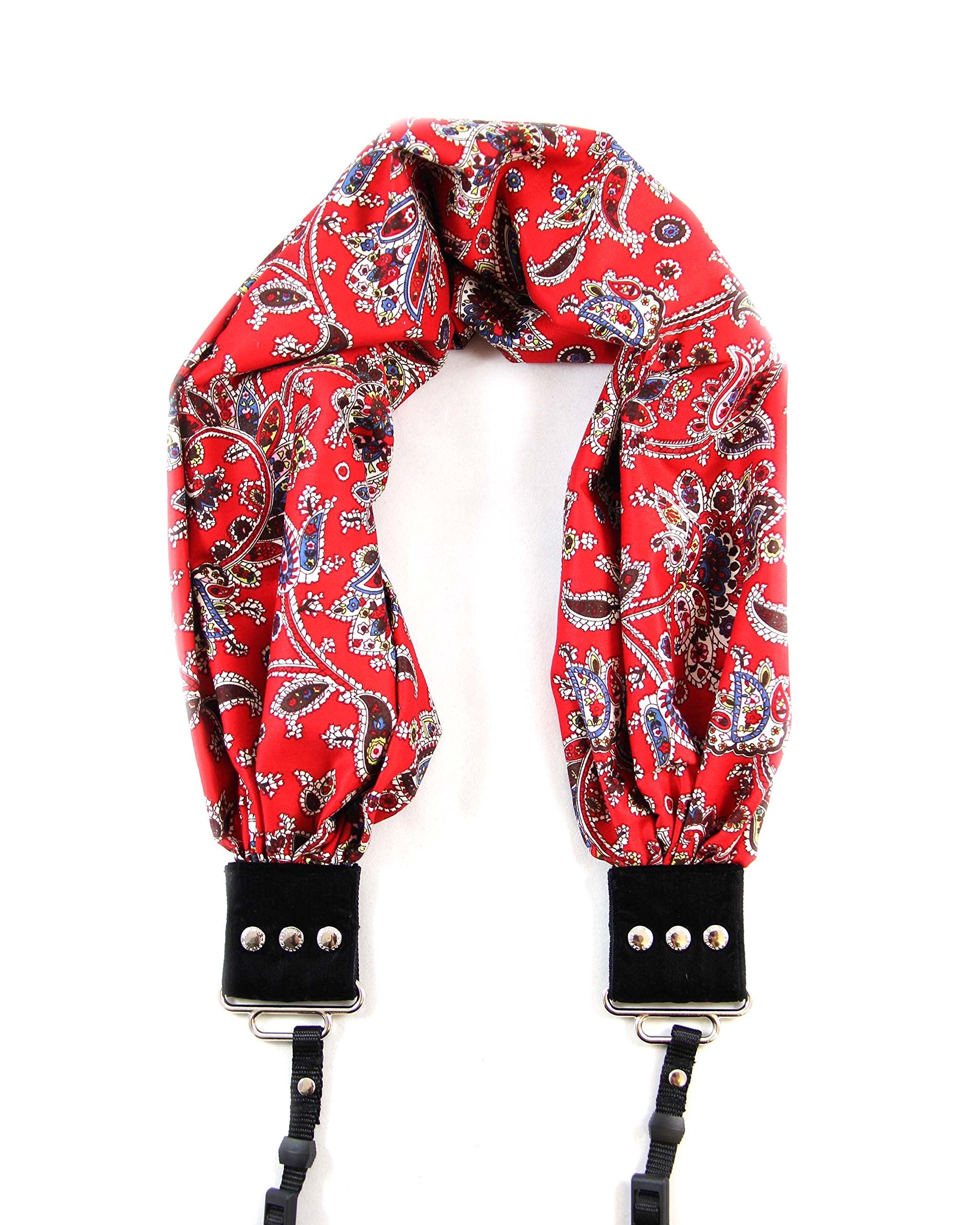Liberty Scarf Camera Strap - Classic Comfortable Adjustable Neck Strap for DSLR Mirrorless Cameras | Trendy Photography Accessory Gift for Photographers | Perfect for Travel, Weddings & Outdoor Shoots