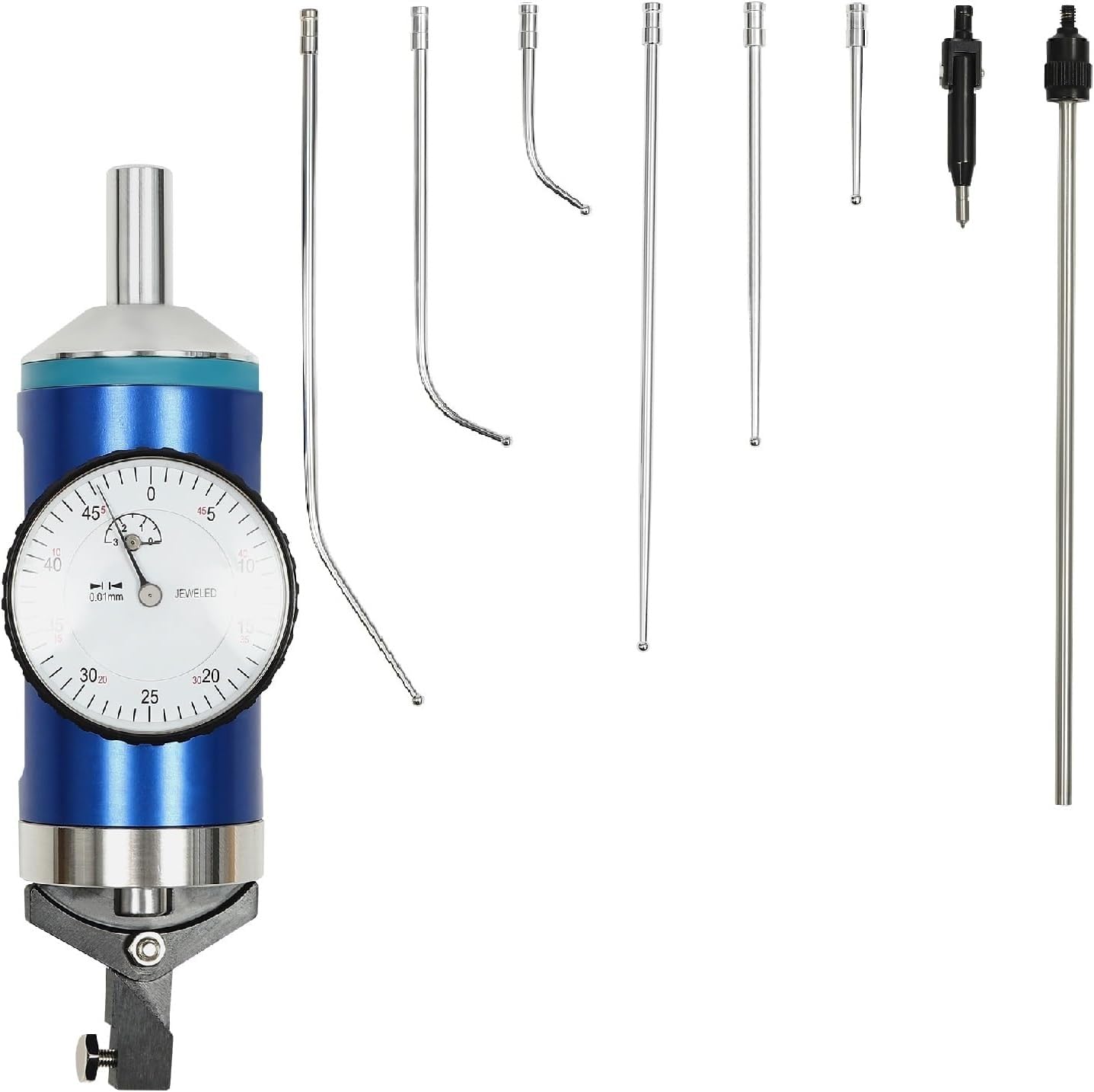 Precision Co-Ax Coaxial Centering Indicator & Test Dial Gauge Set for Milling Machine Alignment - Perfect for Metalworking, Woodworking, and CNC Machining Projects