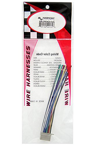 Panasonic CQ-DF783N Replacement Wire Harness - Compatible Aftermarket Stereo Radio Receiver - Perfect for Car Audio Installation & DIY Upgrades