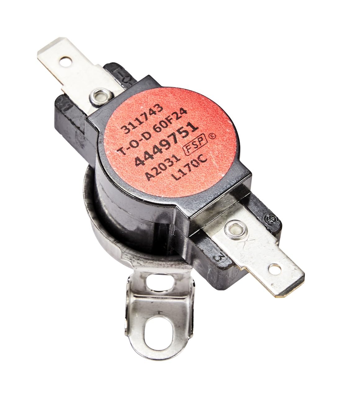 Whirlpool WP4449751 OEM Double Wall Oven High Limit Thermostat Replacement Part - Compatible with Whirlpool Ranges & Ovens for Precise Temperature Control