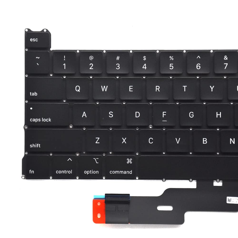 Padarsey Replacement Keyboard Compatible with MacBook Pro 13 inch A2289 (2020 Model) - US Layout with Keyboard Screws & Screwdriver Included - Perfect for Typing, Coding & Office Work