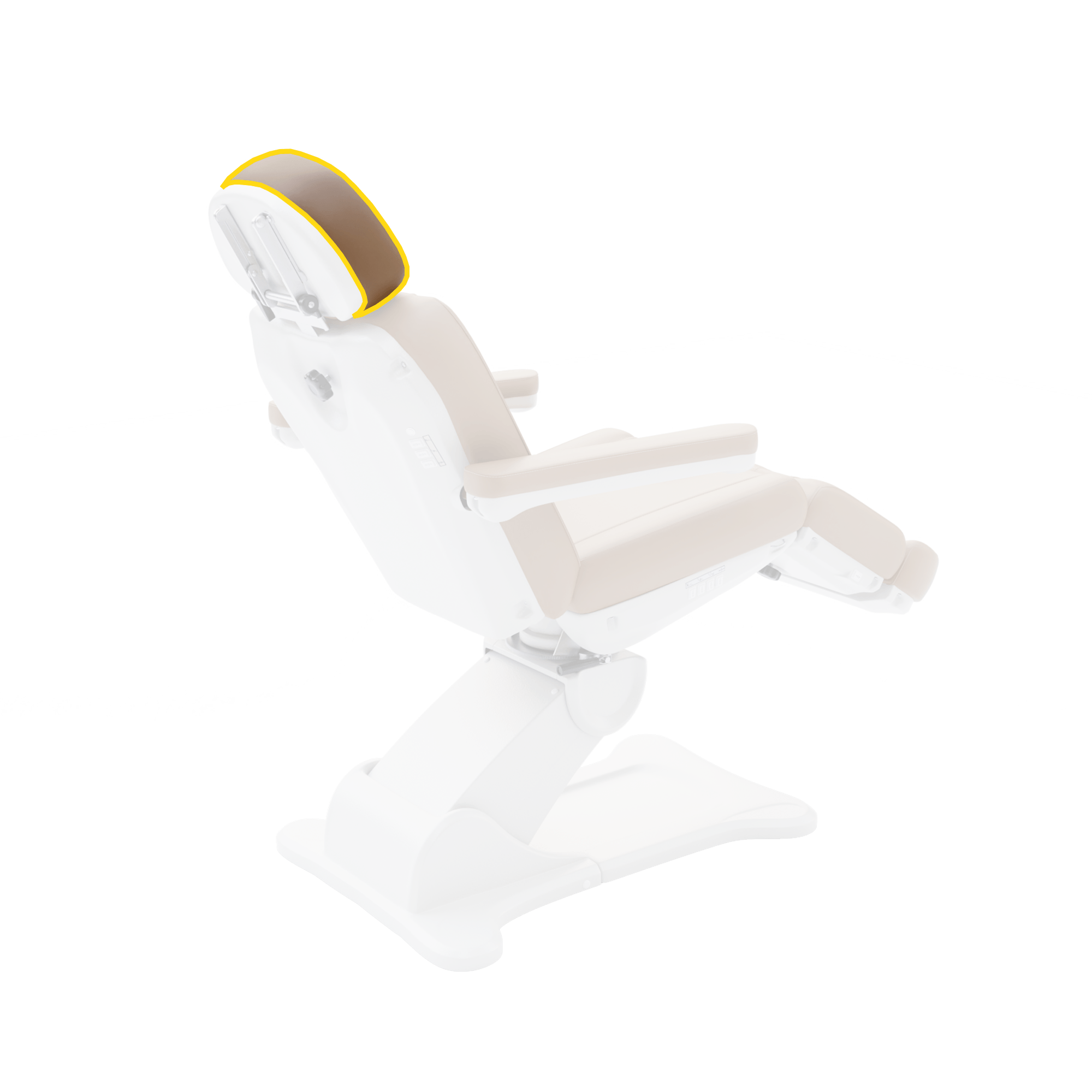 2246B Dental Treatment Chair Headrest Cushion - Ergonomic Replacement Head Support for Patient Comfort - Perfect for Dental Clinics, Hospitals & Medical Offices