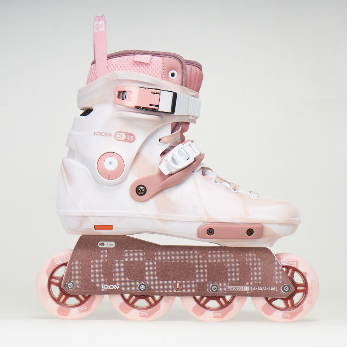 Iqon CL 15 Inline Skates for Adults - Pink Roller Skates for Women & Men - Perfect for Outdoor Fitness, Roller Derby & Recreational Skating