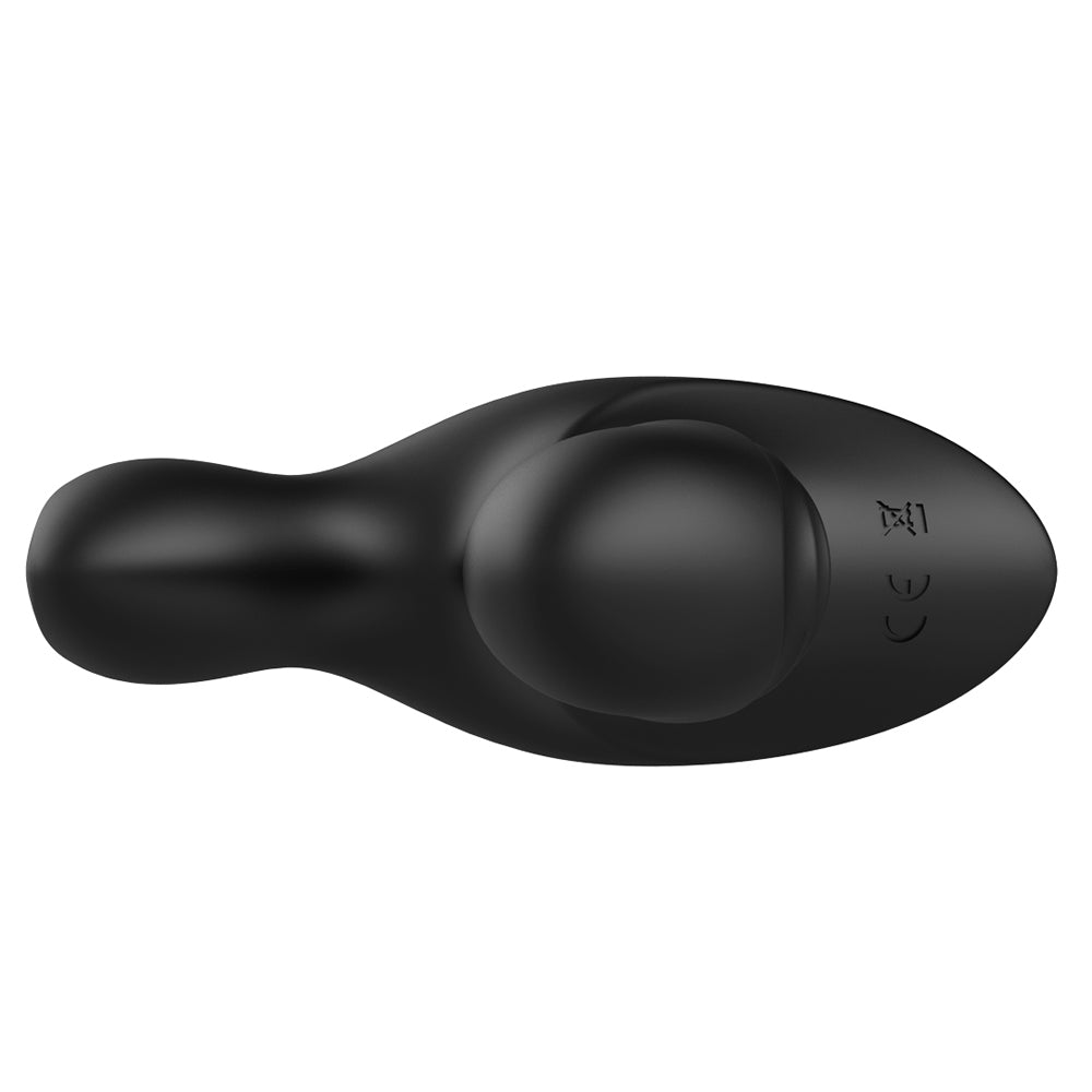 Anal Swirl Vibrating Prostate Massager with Rolling Ball & Rotating Beads - Powerful G-Spot Stimulator for Men, Adult Pleasure Toy for Solo Play & Couples Intimacy