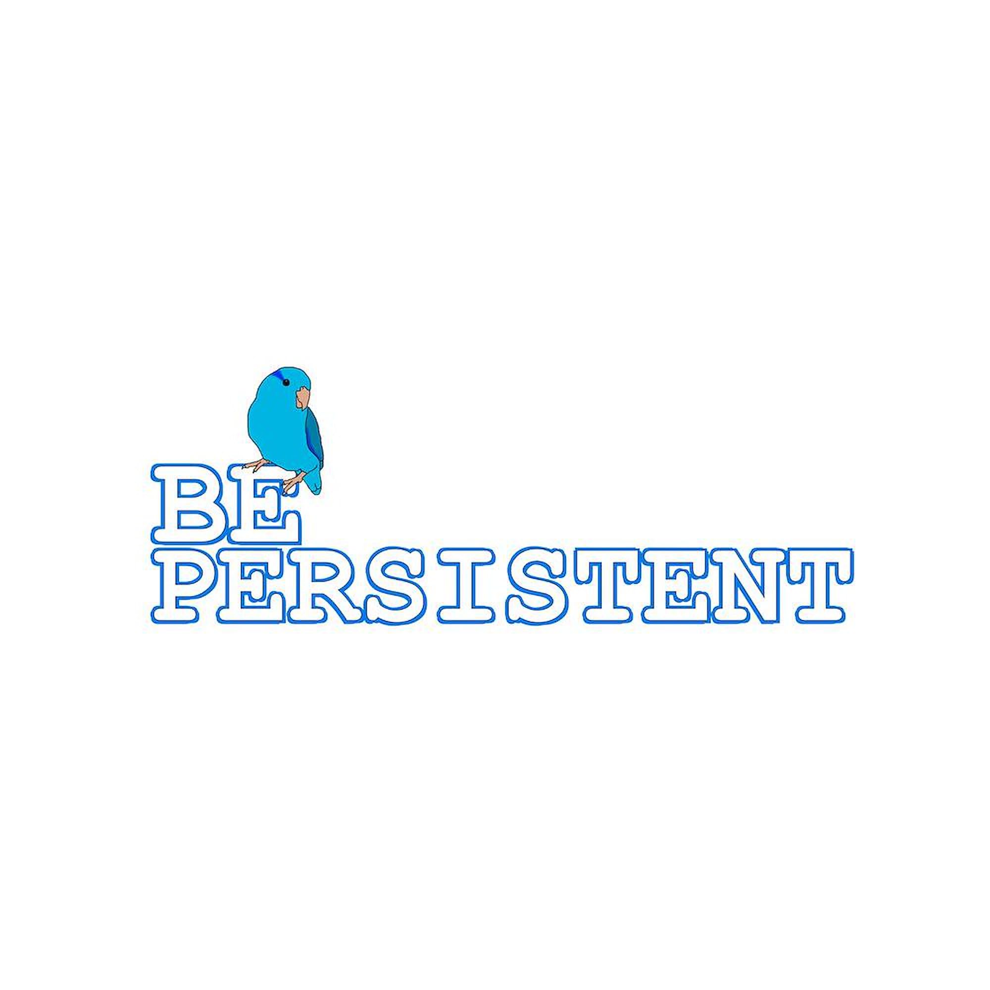 Be Persistent Parrotlet Ceramic Coffee Mug 11 oz (325 ml) - Funny & Inspirational Gift for Office, Home, or Travel - Perfect for Tea, Coffee & Hot Beverages