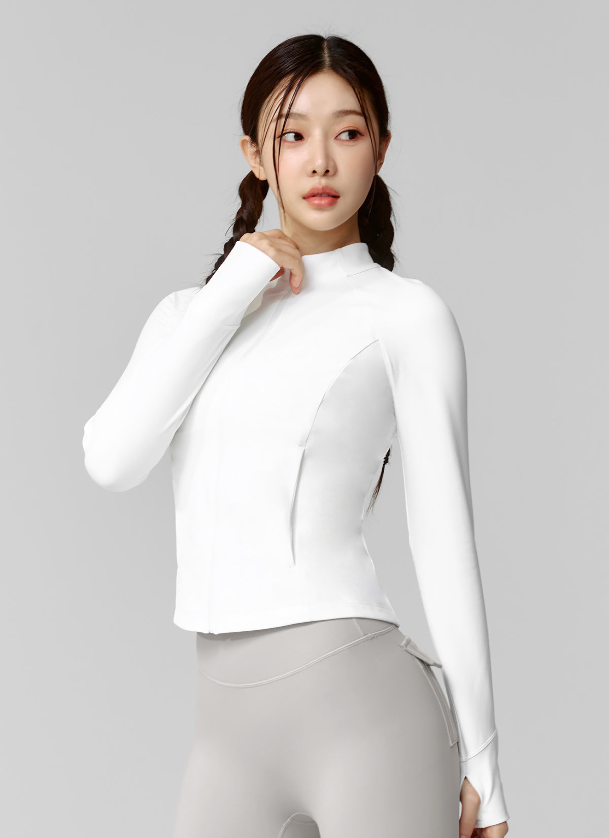 Active Slim Fit Warm Silky Zip Up Hoodie for Women - Lightweight Comfortable Fleece Jacket for Running, Yoga & Outdoor Activities