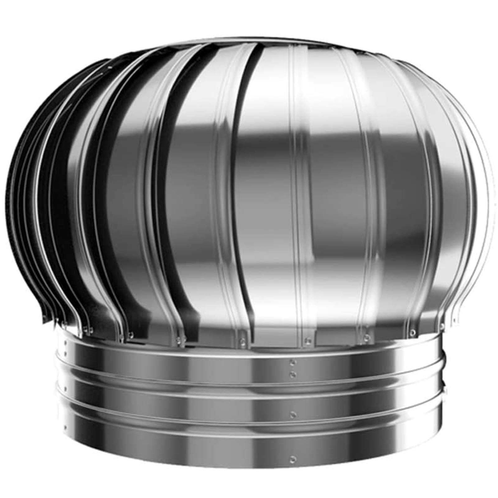 BOHHO 5.9 Inch Stainless Steel Rotating Chimney Cover Cap - Anti Downdraught Bird Guard for All Fuel Types, Weatherproof Flue Protector for Rain & Snow - Perfect for Fireplace, Wood Stove & Outdoor Heating Systems