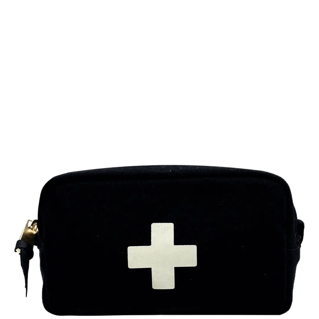 First Aid Organizing Pouch - Compact Medical Supply Organizer for Emergencies, Travel & Home Use - Black