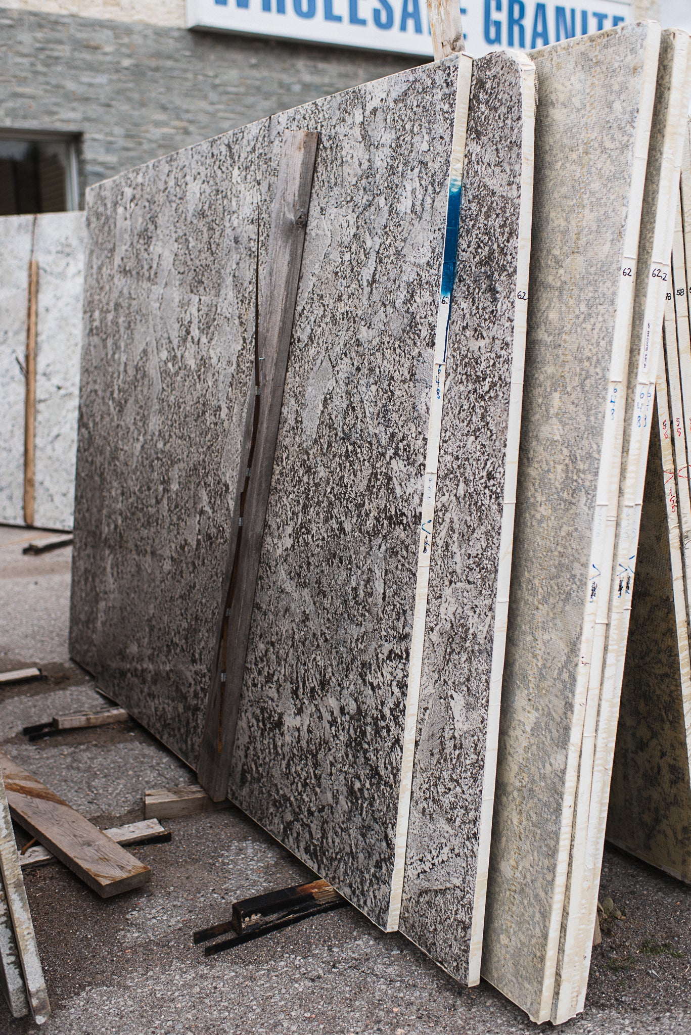 Bianco Antico Granite Countertop Slabs - Premium Natural Stone for Kitchen & Bathroom Renovations | Durable & Elegant Surface for Countertops, Islands, and Vanities