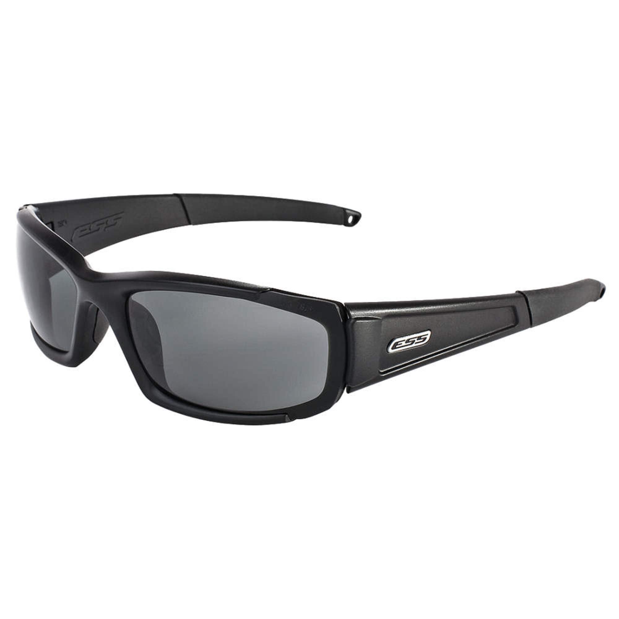 ESS CDI Ballistic Sunglasses - Black (740-0296) | Tactical Military & Outdoor Shooting Glasses for Eye Protection