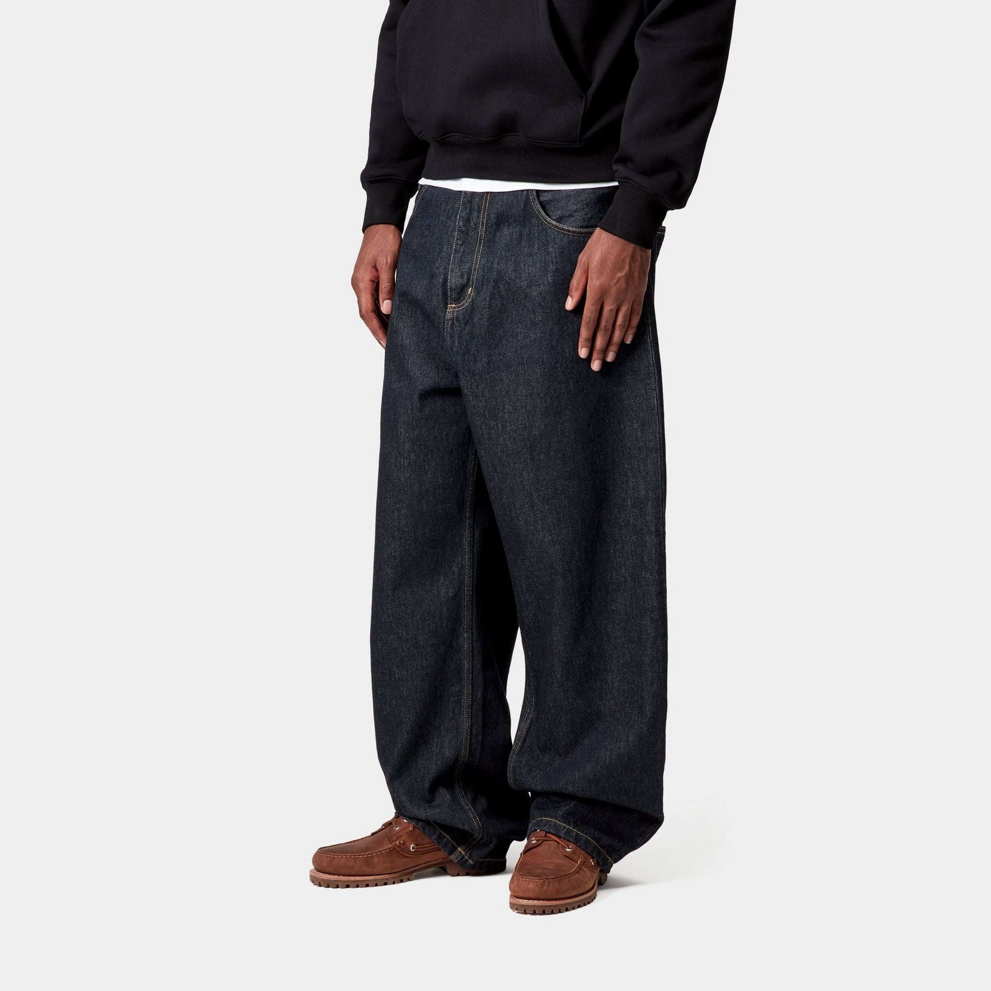 Brandon Men's Casual Pants - Light Blue Washed Denim Jeans for Everyday Wear & Outdoor Activities
